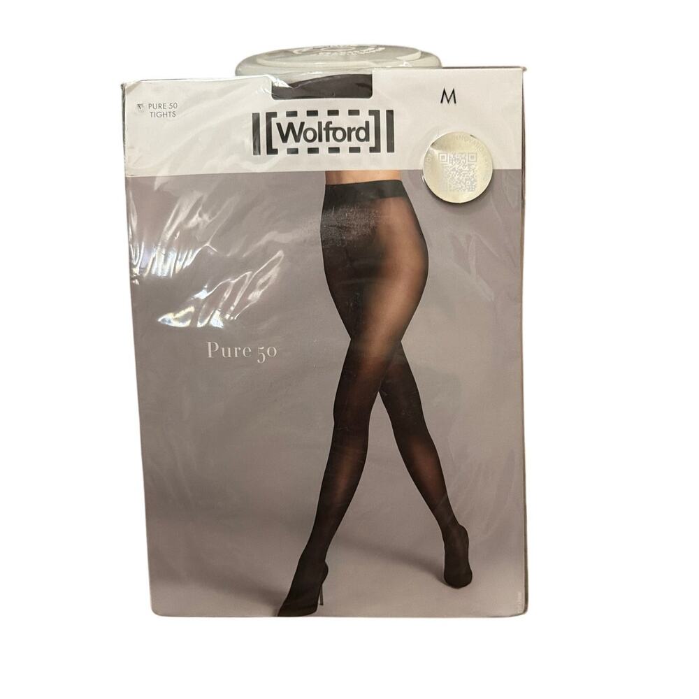 Wolford Pure 50 Tights 14434 Java Size Medium New